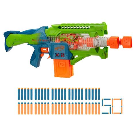 nerf elite guns|Nerf Elite 2.0 Double Punch Dart Blaster, 50 Nerf Elite Darts, 2x 10.